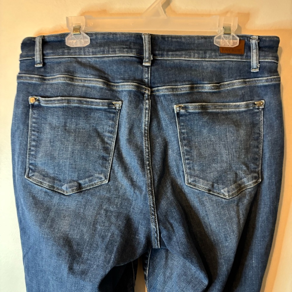JUDY BLUE BUTTON Fly SKINNY JEANS size18W - Picture 7 of 13